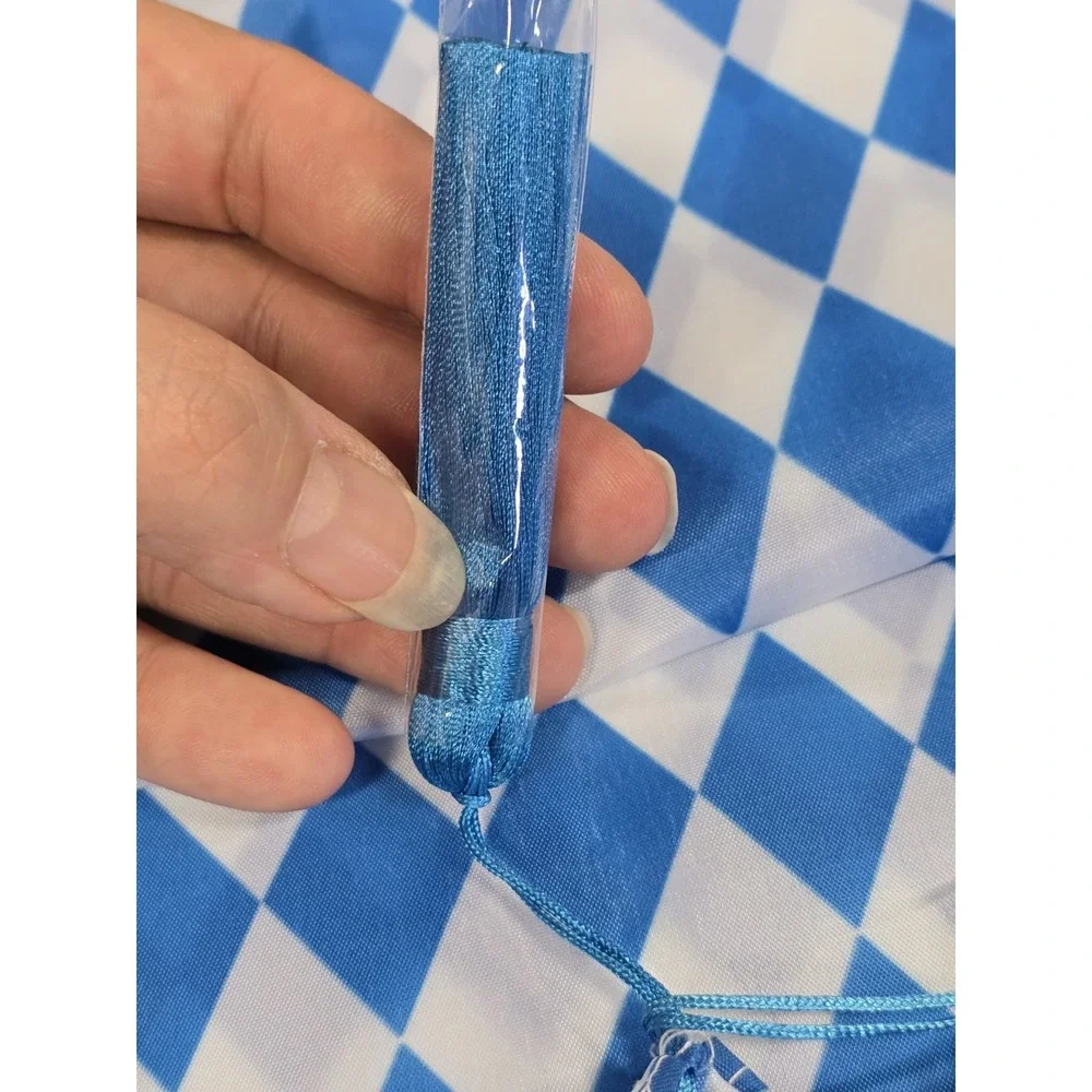 Oktoberfest/circus/baby Shower Table Runner for‎ Party Decoration Blue Bulk (U)